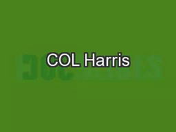 COL Harris