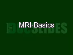 MRI-Basics