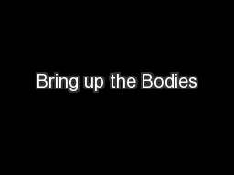 Bring up the Bodies