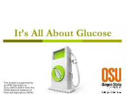 It’s All About Glucose