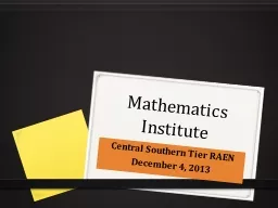 Mathematics Institute