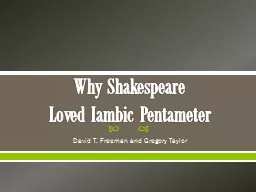 Shakespeare and the Theater [IN 63]