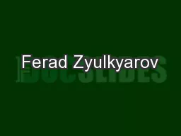 Ferad Zyulkyarov