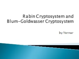 Rabin Cryptosystem and