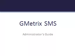 GMetrix SMS