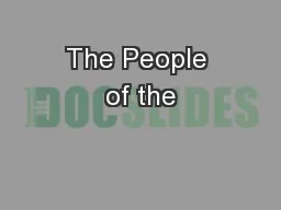 The People of the