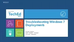 Troubleshooting Windows 7 Deployments