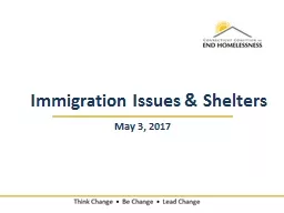 Immigration Issues & Shelters