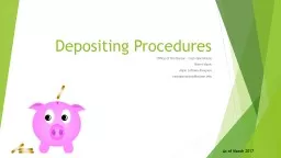 Depositing Procedures