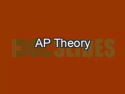 AP Theory
