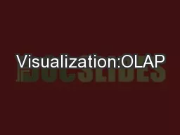 Visualization:OLAP