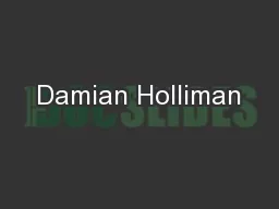 Damian Holliman