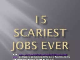 15 Scariest