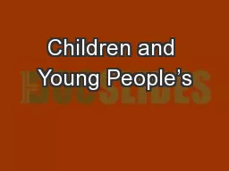 Children and Young People’s