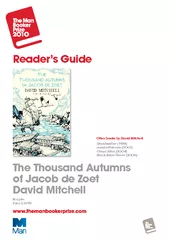 Readers Guide The Thousand Autumns of Jacob de Zoet Da