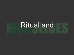Ritual and