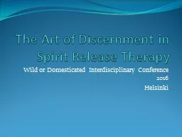 The Art of Discernment in Spirit Release Therapy