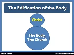 The Edification of the Body