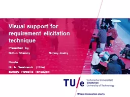 Visual support for requirement elicitation technique
