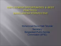 Employment Opportunities & Best Practices: