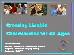 Creating Livable Communities for All Ages