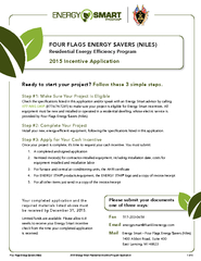 Four Flags Energy avers Niles  of   Energy Smart Resid