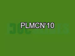 PLMCN‘10