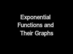 Exponential Functions and Their Graphs