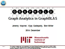 Graph Analytics in