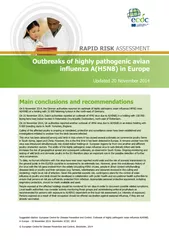 Suggested citation European Centre for Disease Prevent