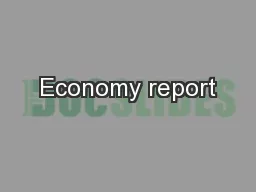 Economy report