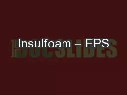 Insulfoam – EPS