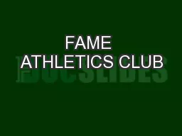 FAME ATHLETICS CLUB