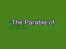 The Parable of