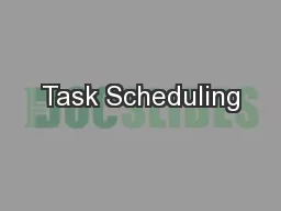 Task Scheduling
