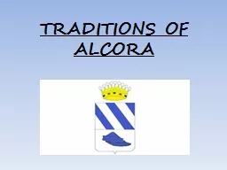 TRADITIONS OF ALCORA