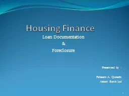 Housing Finance