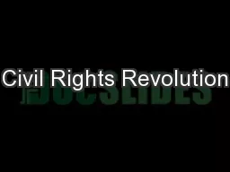 Civil Rights Revolution
