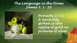 The Language in the Home