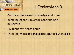 1  Corinthians 8