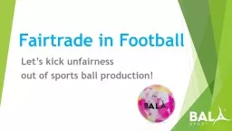 Fairtrade in Football