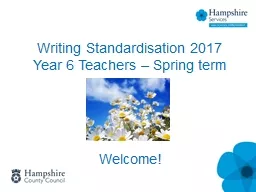Writing Standardisation 2017