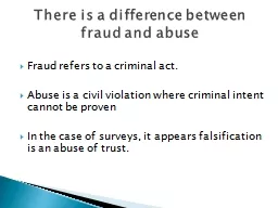 Fraud refers to a criminal
