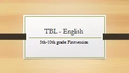 TBL - English