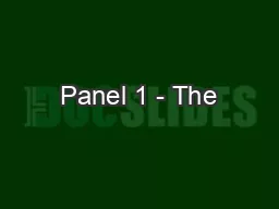 Panel 1 - The
