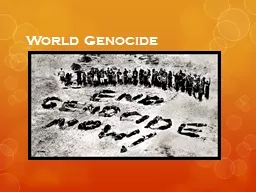 World Genocide