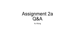 Assignment 2a