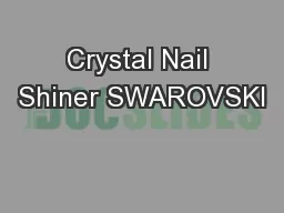 Crystal Nail Shiner SWAROVSKI
