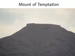 Mount of Temptation