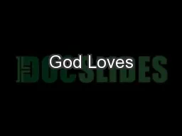 God Loves